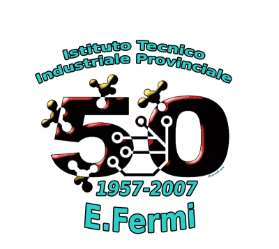 Logo Cinquantesimo anniversario dell'ITIP Fermi