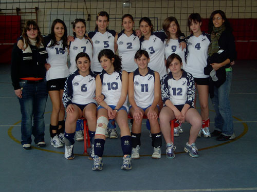 Foto squadra femminile di Pallavolo 2005-06