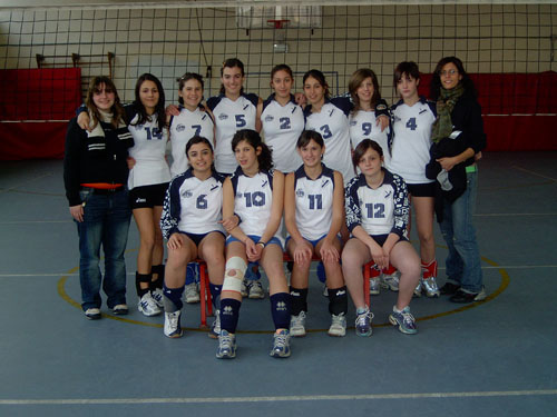 Foto squadra femminile di Pallavolo 2005-06