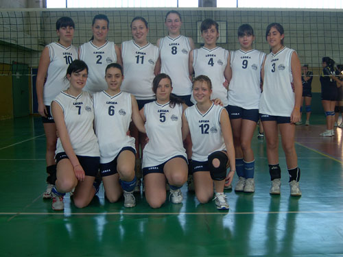 Foto squadra femminile di Pallavolo 2007-08