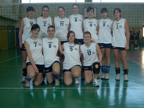 Foto squadra femminile di Pallavolo 2007-08