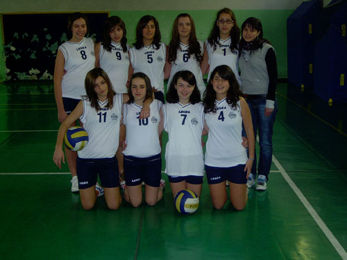 Foto squadra femminile di Pallavolo 2008-09 