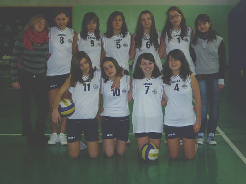 Foto squadra femminile di Pallavolo 2008-09 
