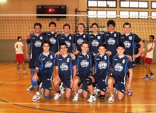Foto squadra maschile allievi di Pallavolo 2008-09